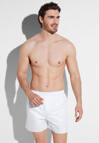 Luxury Jacquard | Boxer Shorts - white