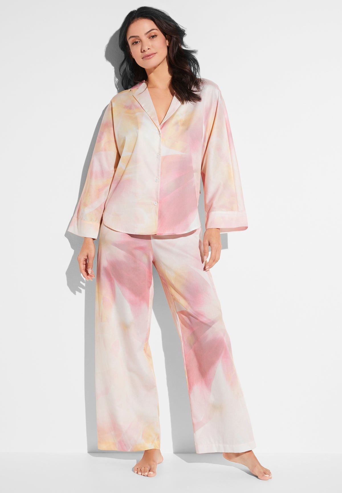 Cotton Sateen Print | Pyjama lang - full bloom