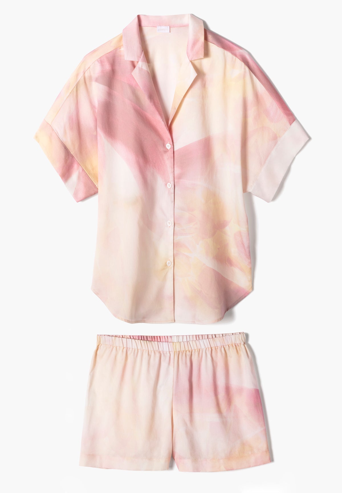 Cotton Sateen Print | Pyjama Short - full bloom