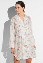 Cotton Sateen Print | Sleepshirt langarm - summer fields