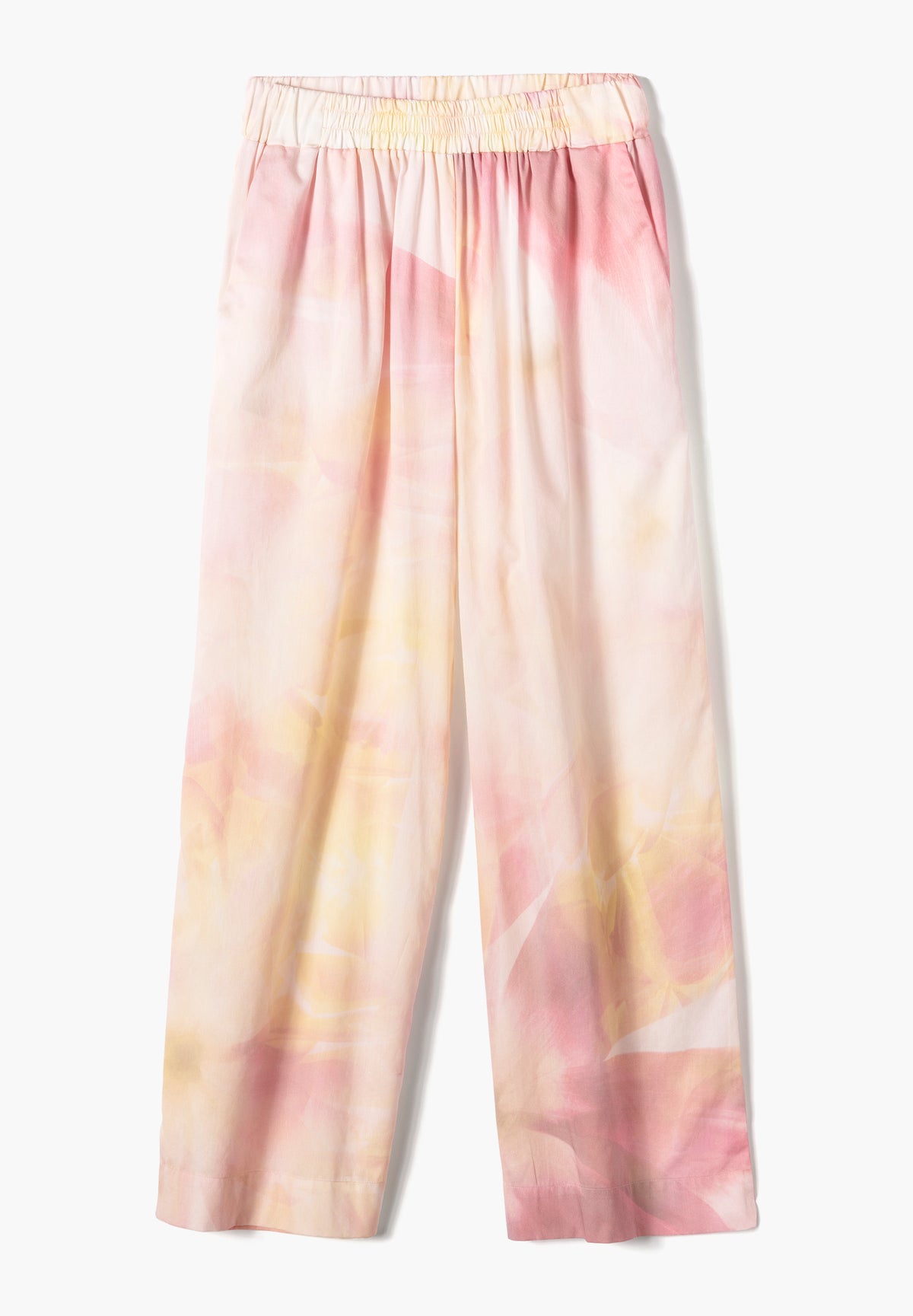 Cotton Sateen Print | Pantalon - full bloom