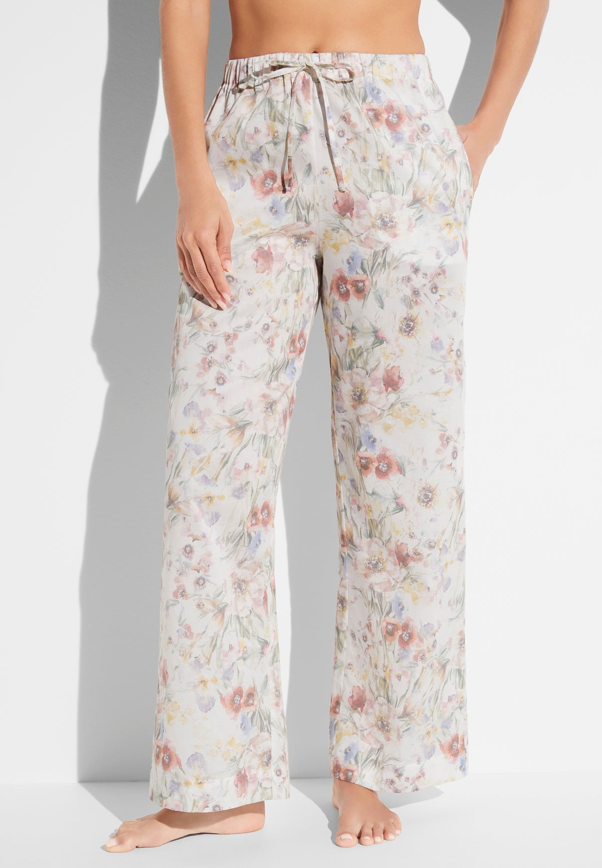 Cotton Sateen Print | Hose lang - summer fields