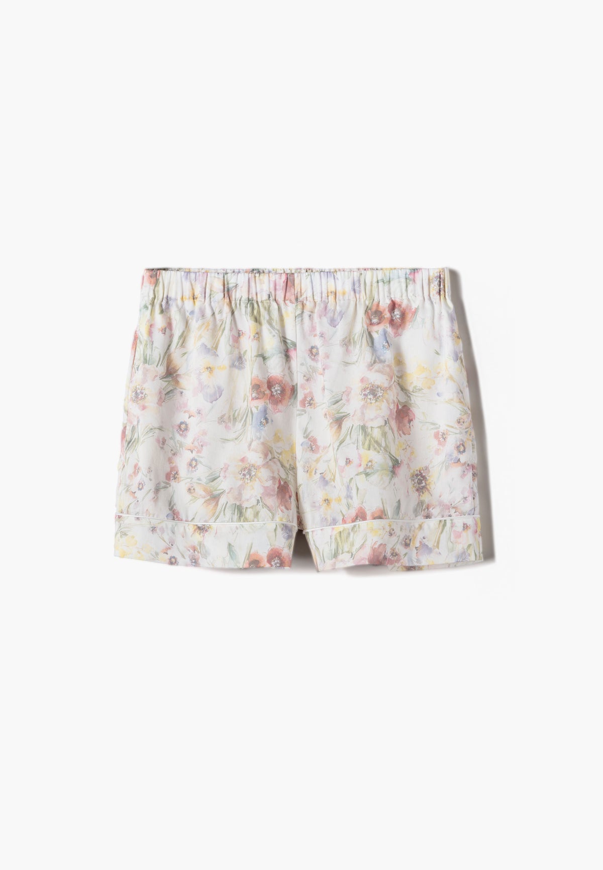 Cotton Sateen Print | Shorty - summer fields