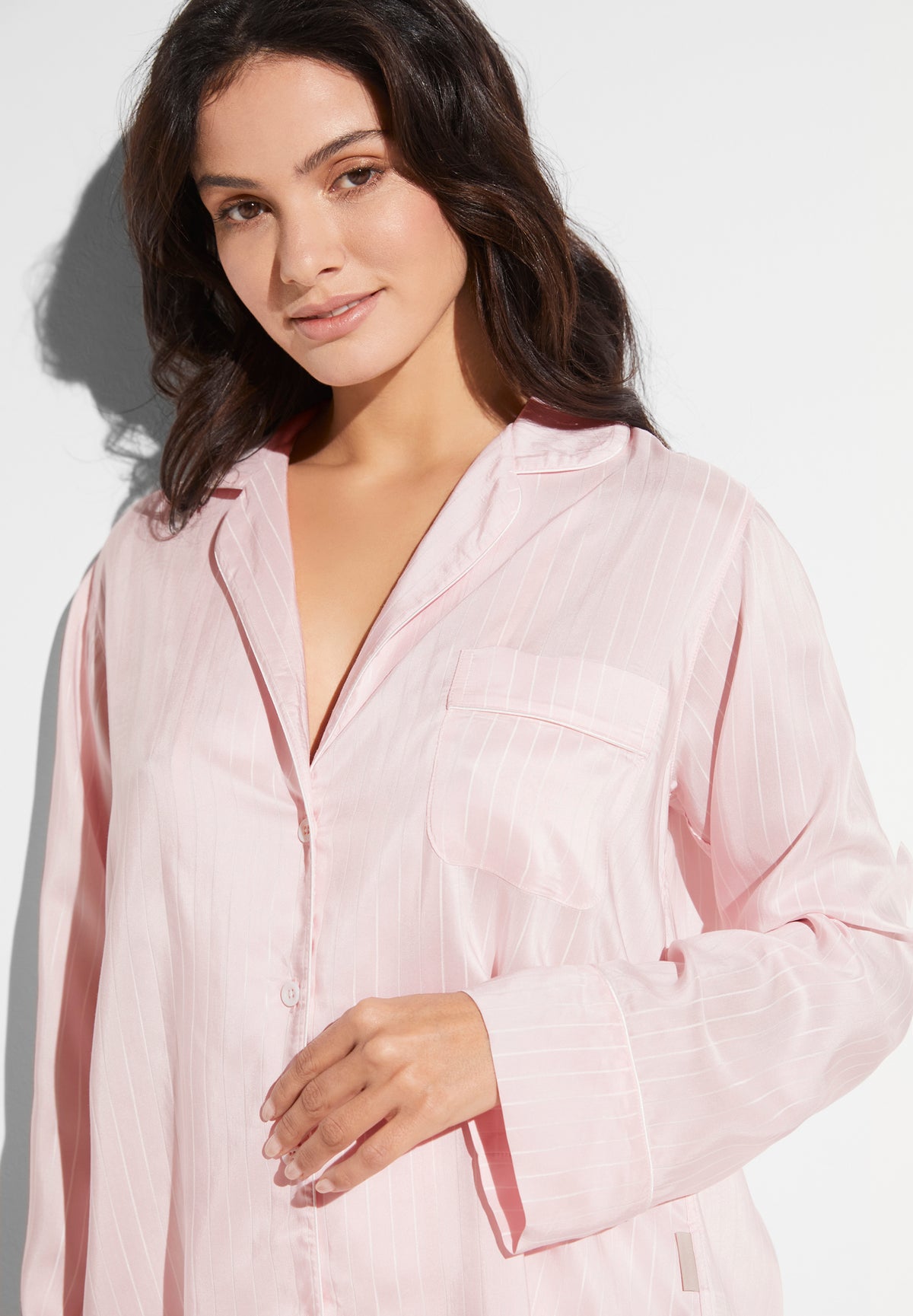 Feminine Stripes | Pyjama Long - pink stripes