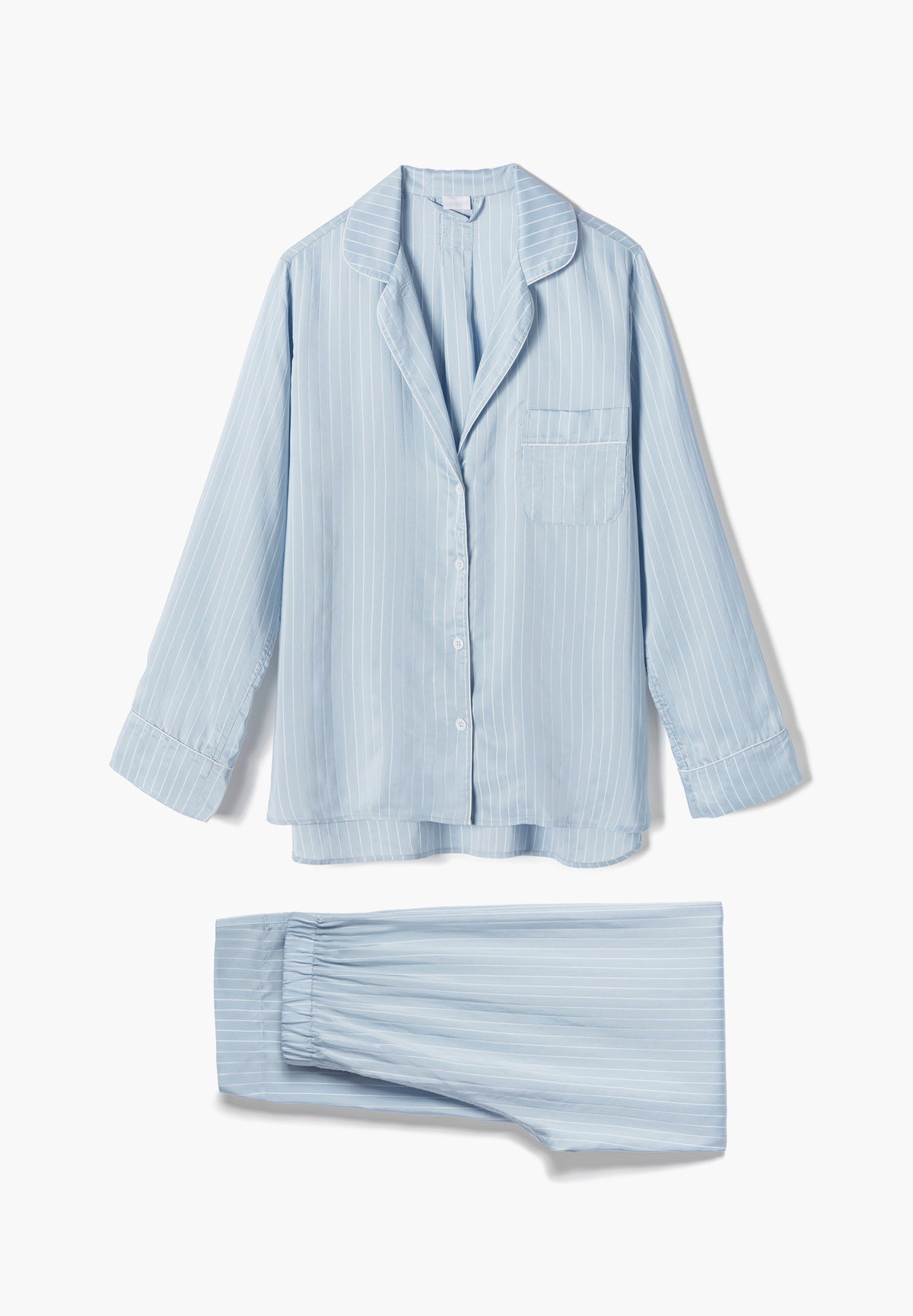 Feminine Stripes | Pyjama Long - blue stripes