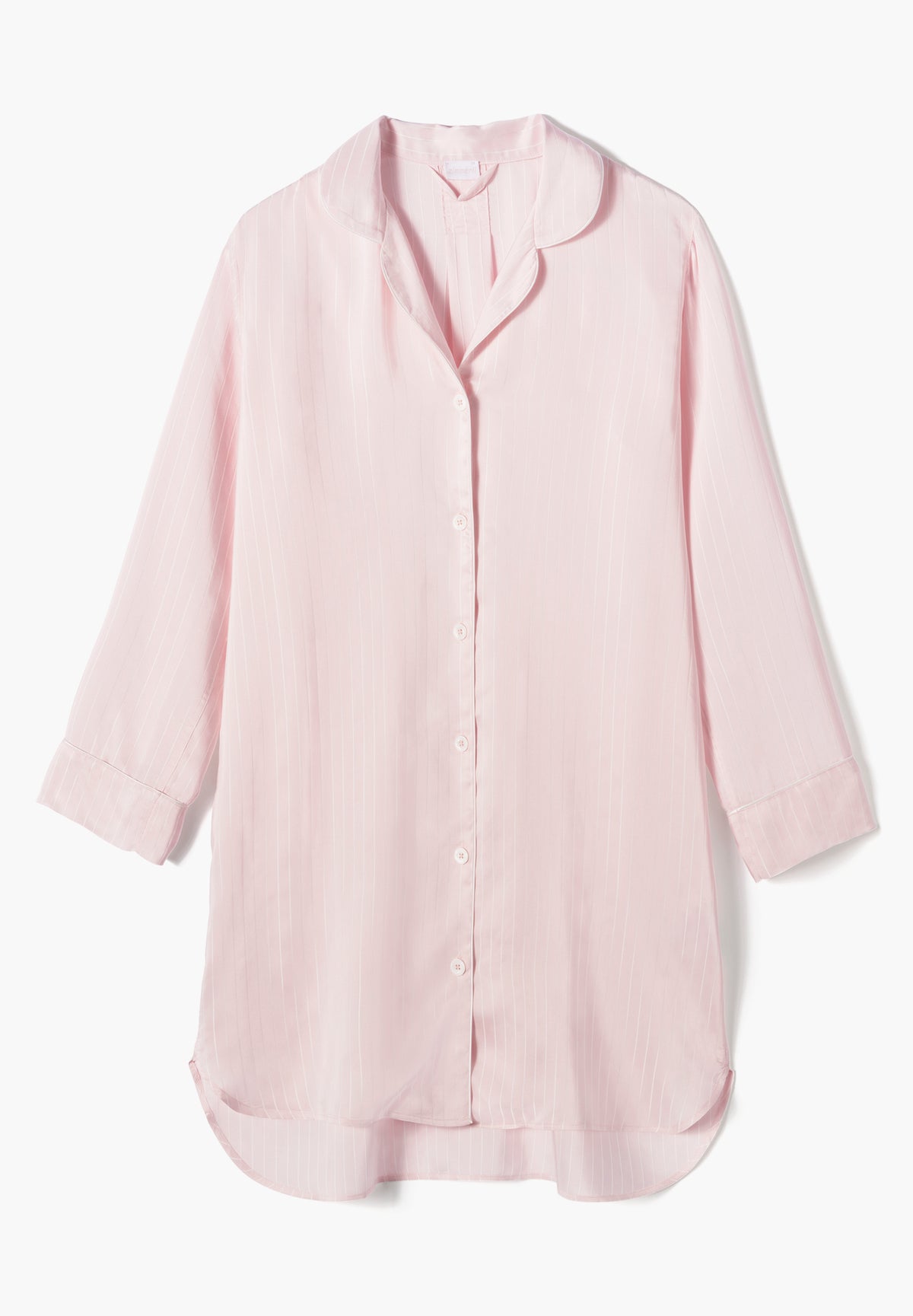 Feminine Stripes | Sleepshirt langarm - pink stripes