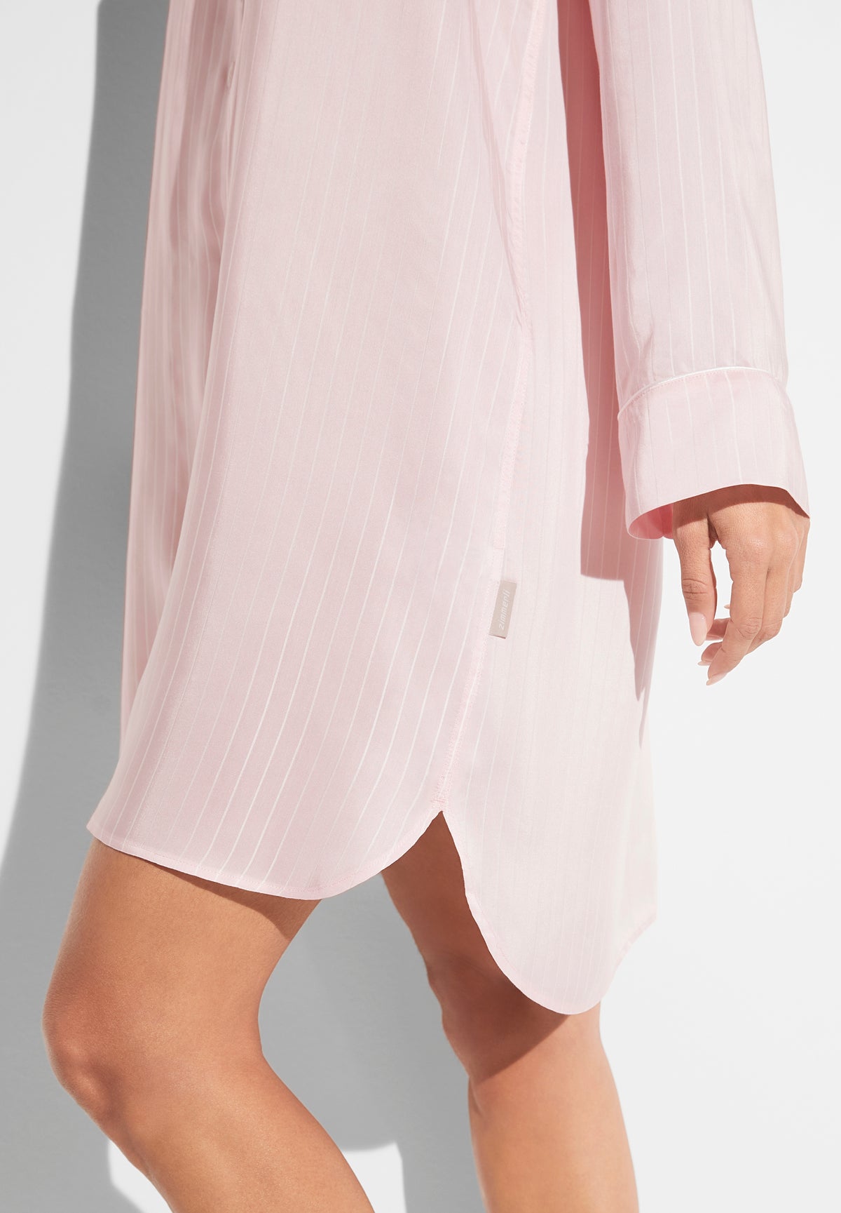 Feminine Stripes | Sleepshirt langarm - pink stripes