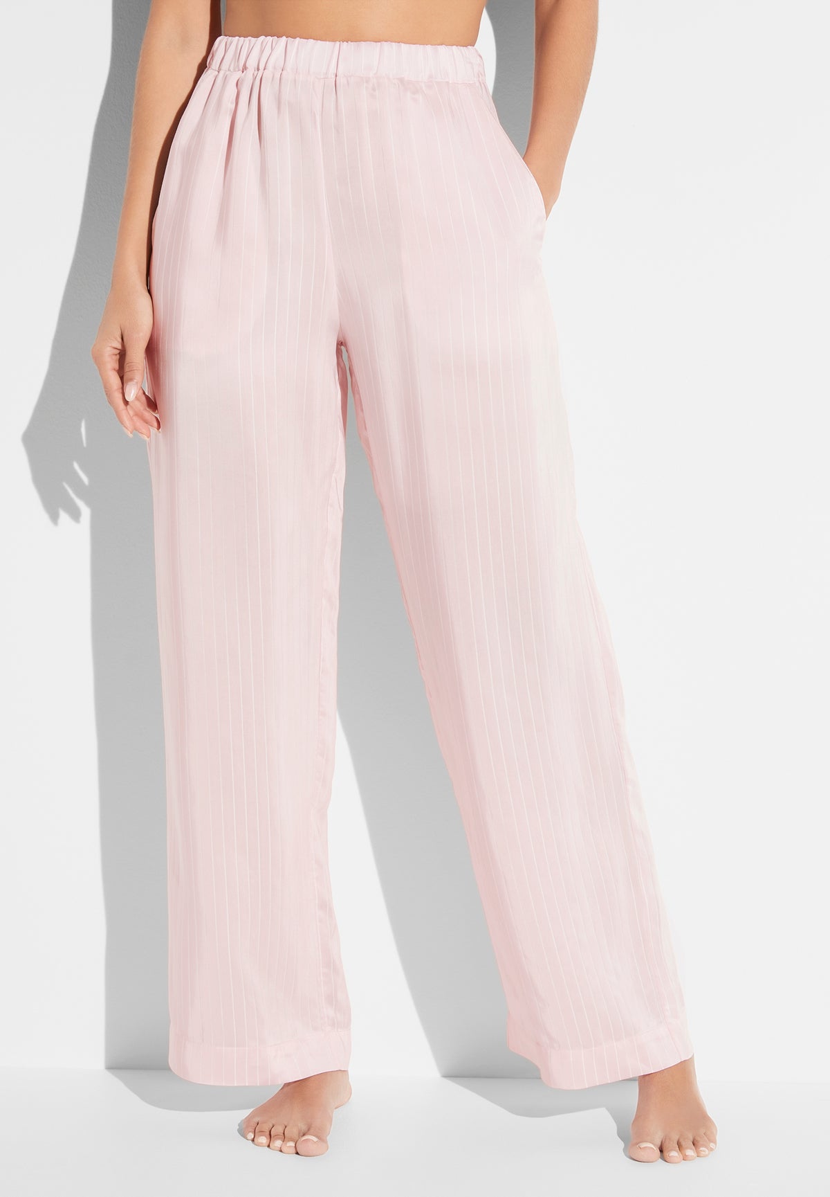 Feminine Stripes | Pantalon - pink stripes