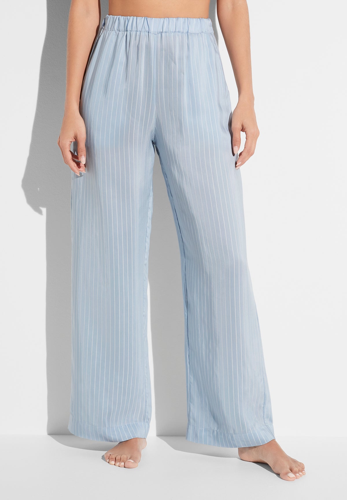 Feminine Stripes | Pantalon - blue stripes