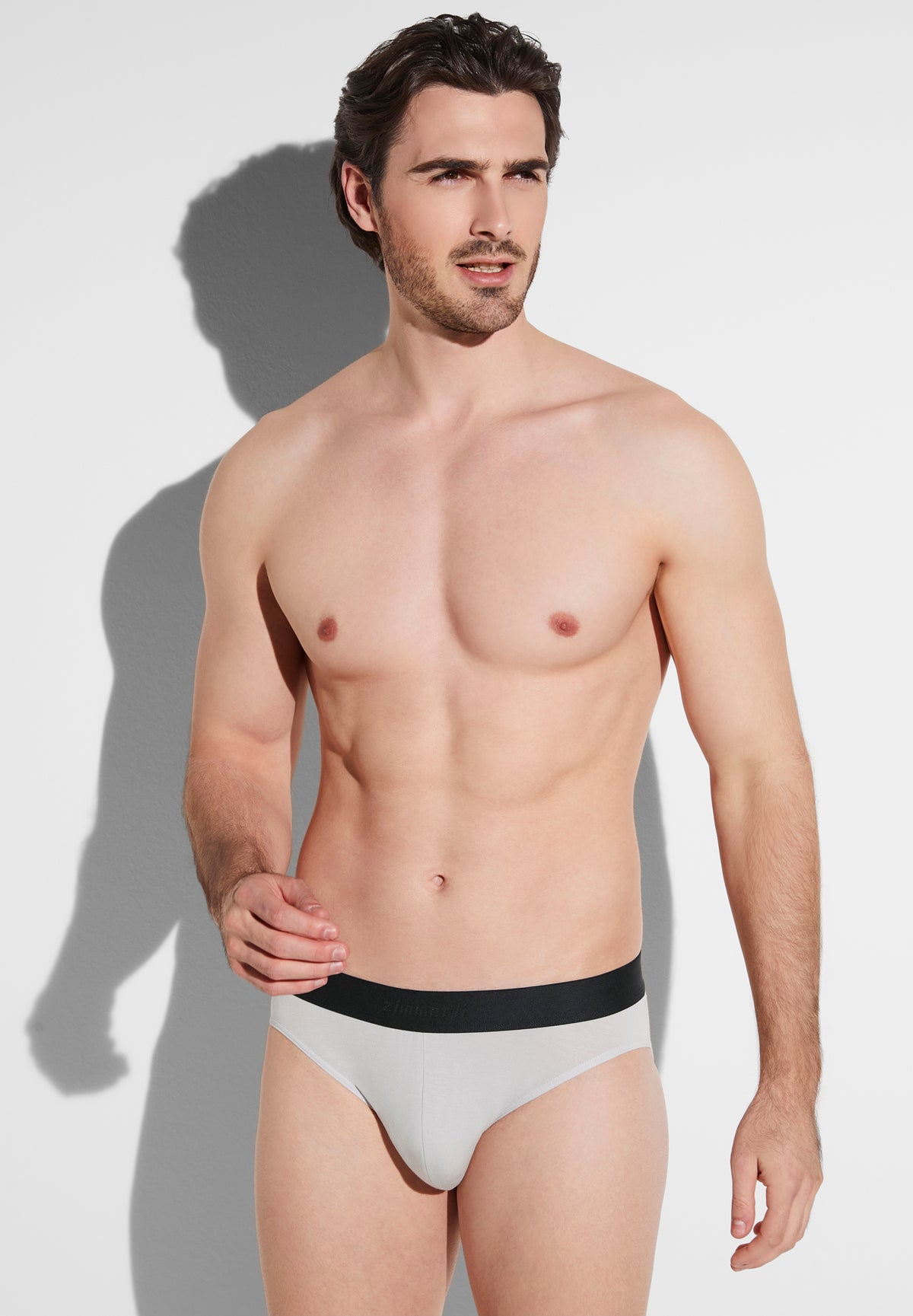 Pureness | Briefs - pastel grey