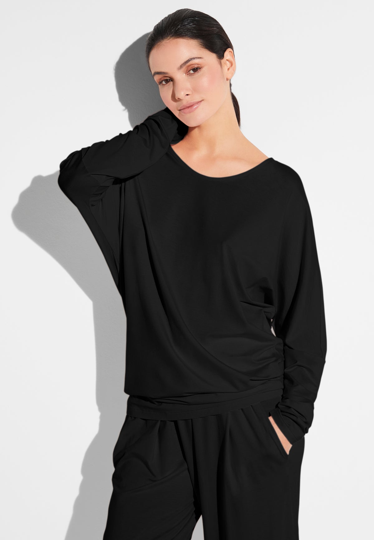 Pureness | T-Shirt à manches longues -Shirt langarm - black