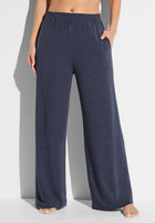 Soft Lounge | Pants Long - blue mélange