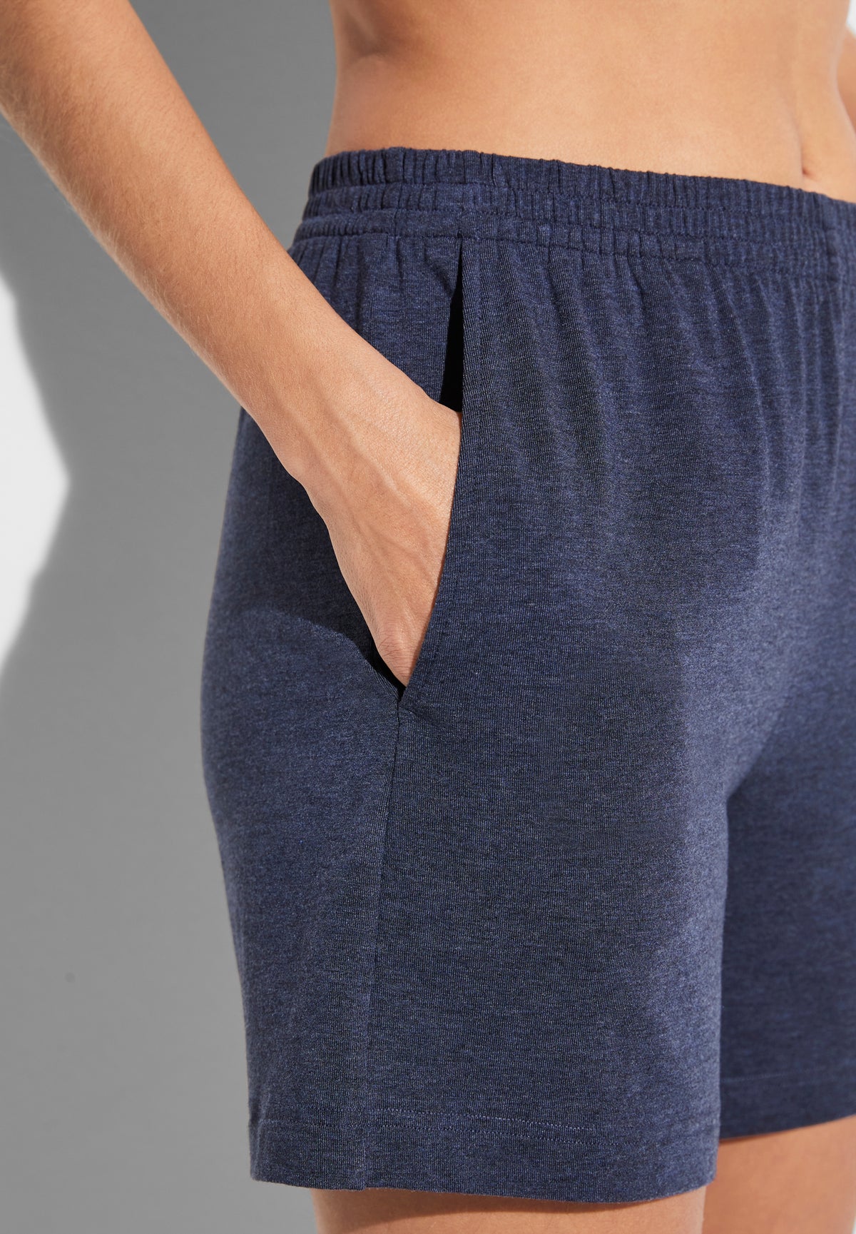 Soft Lounge | Shorts - blue mélange