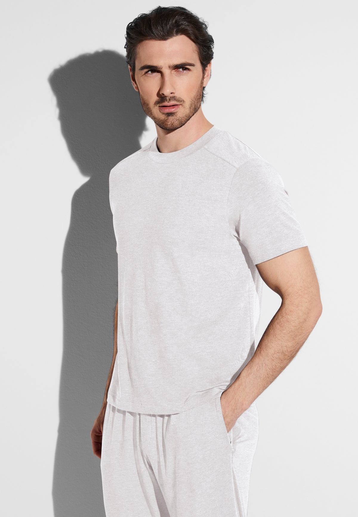 Soft Lounge | T-Shirt Short Sleeve - cloud