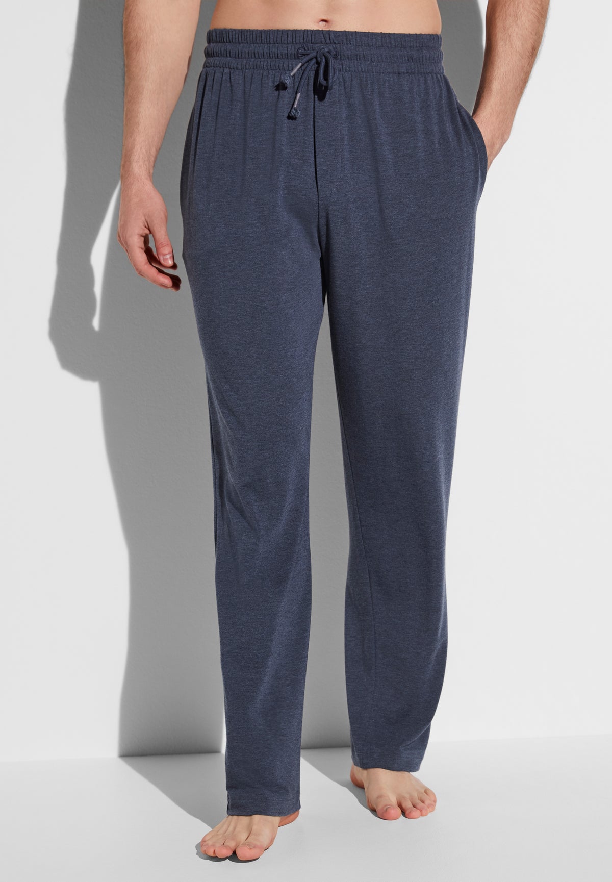 Soft Lounge | Pants Long - blue mélange