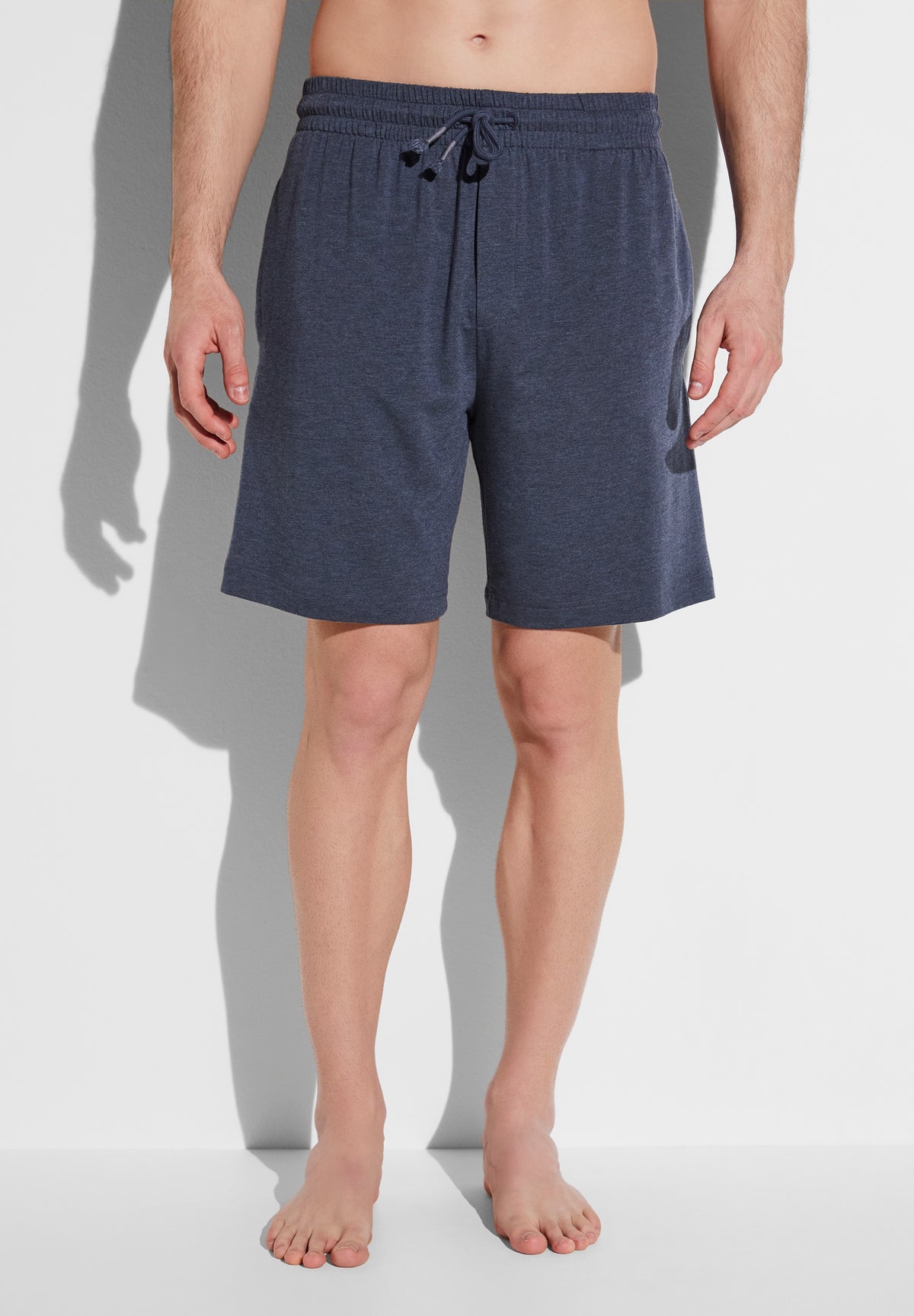 Soft Lounge | Pants Short - blue mélange