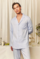 Sea Island Woven | Pyjama longues - blue